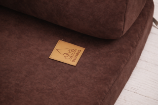 HUZAT DeltaDog Soft Prémium Ortopédiai Kutyafekhelyhez - Csokibarna