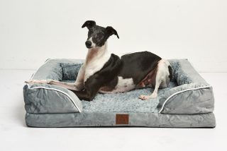 DeltaDog  Cozy ortopédiai kutyafekhely - Füstös Jégkék